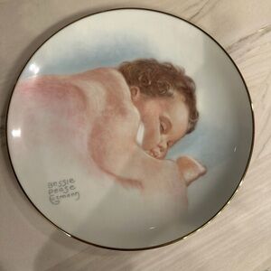 Bessie Pease Gutmann Sun Kissed Decorative Art Plate Bundles of Joy Collection